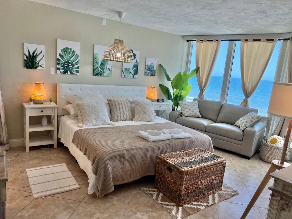 Beach Oasis 704 Lovely Daytona Ocean Front For 5 Sleeps Up To 12 Daytona Beach Exterior foto